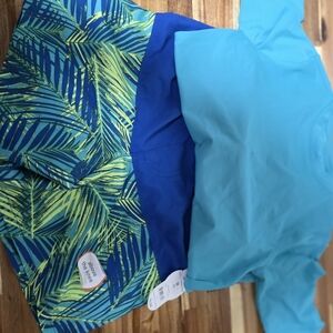 Wonder Nation Blue and Green Kids Swim Set